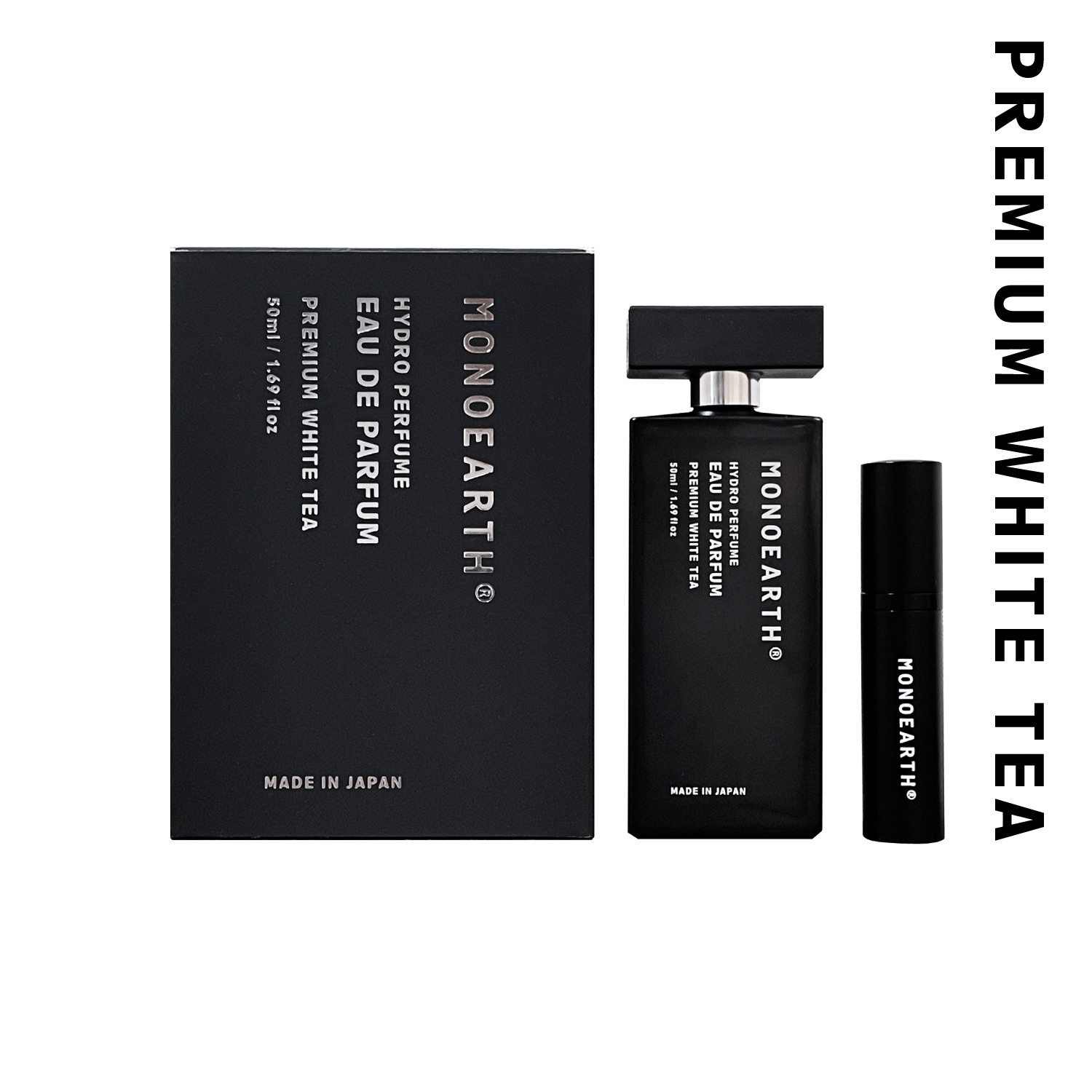 Hydro Perfume EDP & Atomizer Set｜水性香水 オードパルファム プレミアムホワイトティー & アトマイザー セット