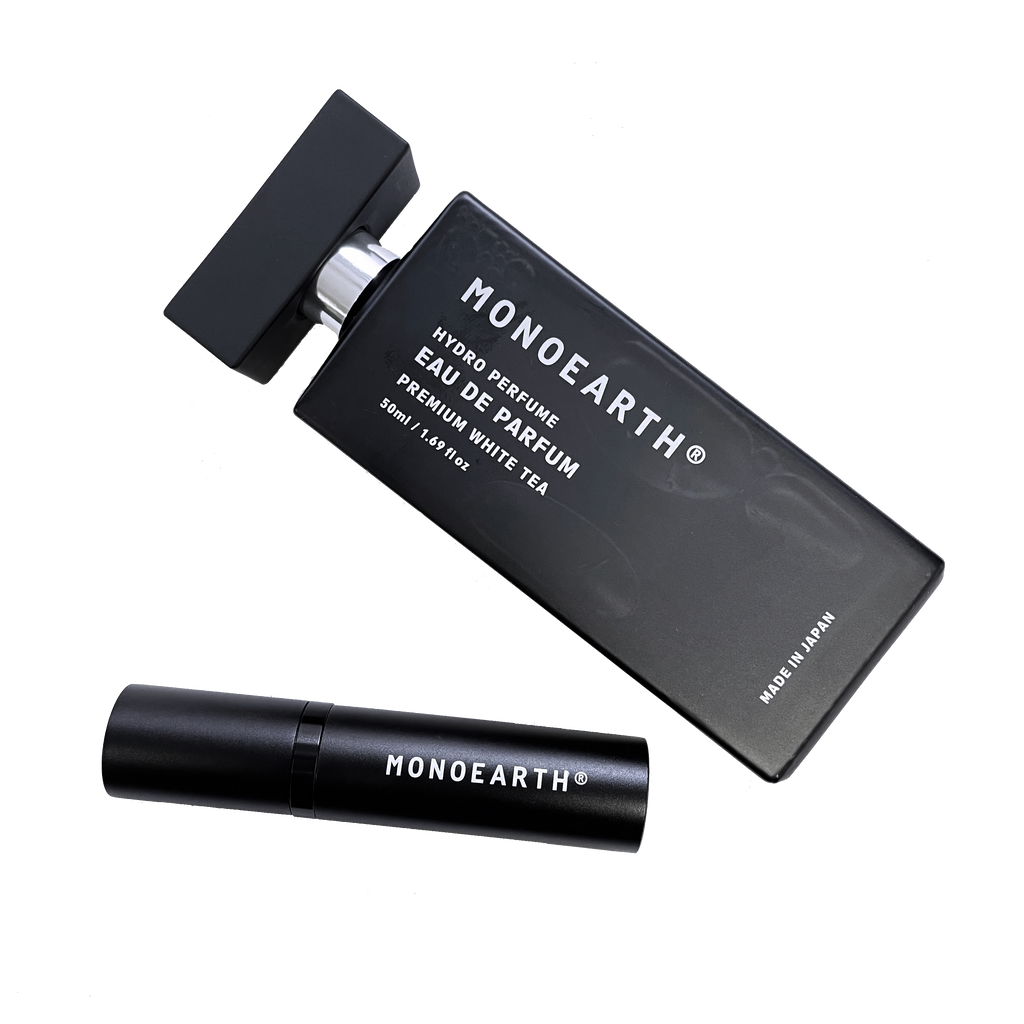 Hydro Perfume EDP & Atomizer Set｜水性香水 オードパルファム プレミアムホワイトティー & アトマイザー セット